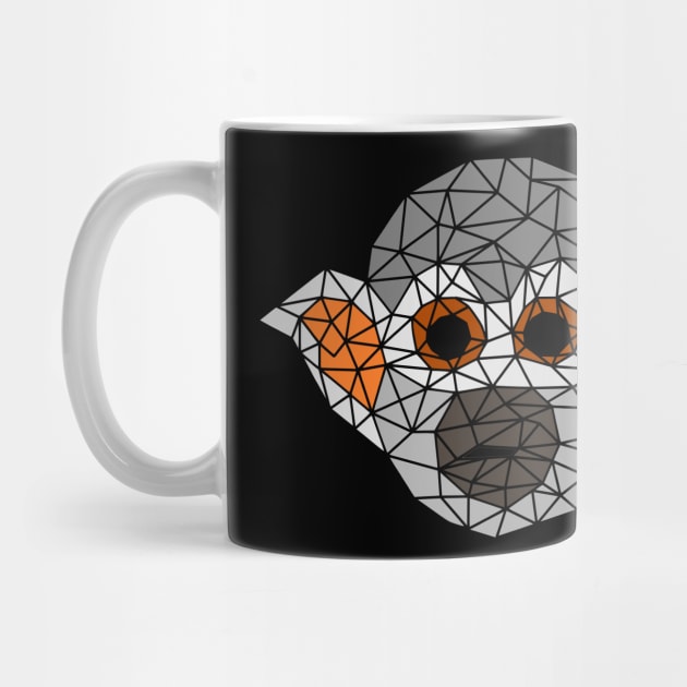 Geometric squirrel monkey by Wild Geometric